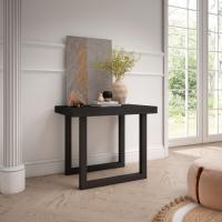 Skraut Home - Mesa Consola Extensible - Mesa Auxiliar - Tapa - 58/180x90x73cm - Práctica y Versátil - Estilo Moderno - Fácil Montaje - details 1