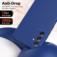 Funda Original Para Samsung Galaxy A13 A14 A04S A05S A15 A23 A24 A33 A53 A73 A34 A54 5G De Silicona Líquida Cubierta Completa Antisuciedad Antisecado Ligera Antideslizante - details 4