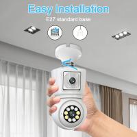 Cámara IP DIDSeth 6MP E27 Con Lente Dual Visión Nocturna En Color Audio Bidireccional Control Remoto Bluetooth Resistente Al Agua Para Seguridad Doméstica Y Exterior - details 2