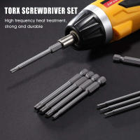 Juego De 11 Piezas De Puntas De Destornillador Magnéticas De 1/4" Hexagonal Tamper Proof Torx Y Planas F1FC Alta Calidad Para Perforación - details 16