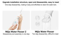 XIAOMI MIJIA Limpieza Dental Portátil Airebroom 2 Fregador De Dientes Blanqueador Vibración Agua Pulso Hilo Agua - details 9