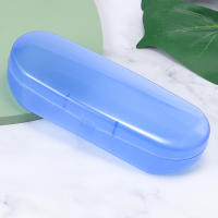 Estuche De Gafas De Color Sólido Plástico Para Miopía Y Solares Caja De Almacenamiento Transparente Unisex Estilo Simple - details 4