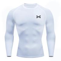 Camiseta De Deporte Para Hombres Secado Rápido Comprimido Muscular Para Gimnasio Y Running Talla S-3XL Ropa De Fitness Casual - details 14