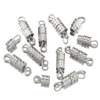 20pcs Tornillos De Cierre De Abrazadera De Latón Para Joyería Accesorios De Hacer Manualidades Para Pulseras Y Collares - details 7