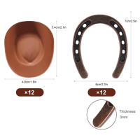 Mini Lanterna Decorativa Con Vela LED 4 Pulgadas 12 Piezas Colgantes Para Camping Centros De Mesa Vintage Ornamentos De Fiesta - details 7