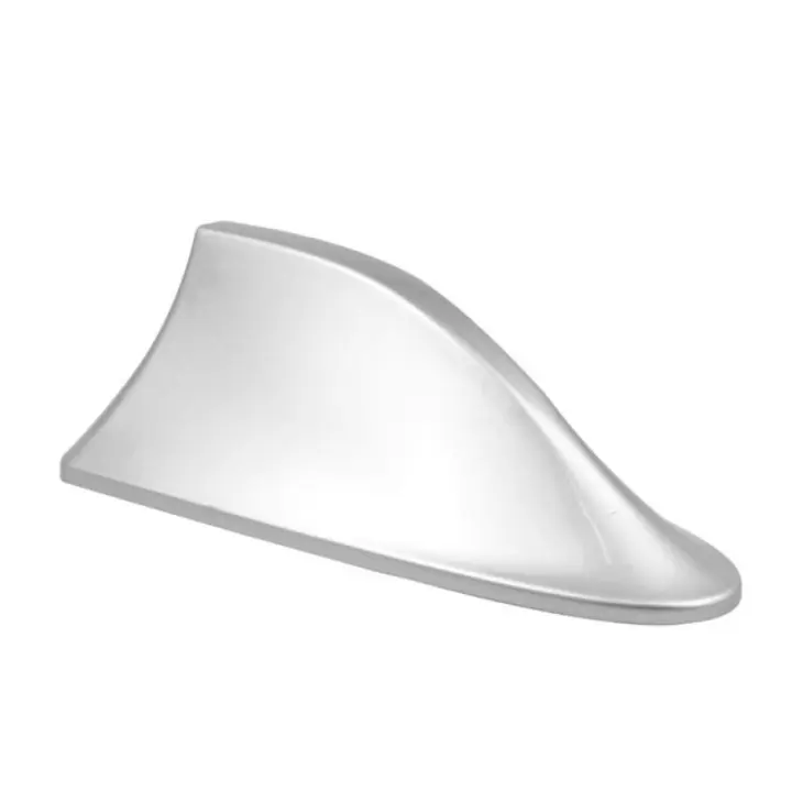 Antena universal de tiburón para techo de automóvil (plateada) - 1