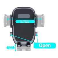 Soporte De Teléfono Para Coche Con Brazo Largo De Ganso Flexible Compatible Con Base De Succión Y Tablero 13" Negro ABS - details 4