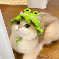 Gorro De Perro Y Gato Hecho a Mano Ajustable Gorro Tejido Para Cabeza De Perro Bebé Accesorio De Fiesta Y Fotografía - details 2