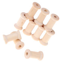 Organizador De Bobines De Madera Para Costura Y Artesanías Estilo Vintage 10 Piezas Herramientas Para Hilo Y Cinta - details 14
