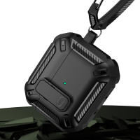 Funda Protectora Para Apple Airpods pro 1er 2do Generación Con Cierre Seguro Y Llavero Funda Rígida Para Airpods 3 2 1 - details 2
