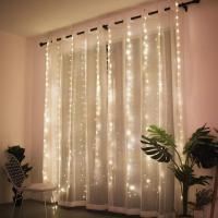 Luz De Cortina LED USB De 3M 4M 6M 8 Modos Decoración De Cumpleaños Fiesta Boda Navidad Multicolor Fairy String Light - details 12