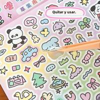 Kit De 2 Pcs De Pegatinas De Tarjeta Kawaii DIY Con Soporte De Animal De Dibujos Animados Decoración Para Cuaderno Suministros De Papelería Para Niños Mayores De 6 Años - details 4