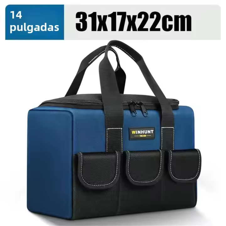Nueva Bandolera De Herramientas Con Capacidad 30% Mayor a La Normal Organizador Multicañal Impermeable Para Herramientas De Eléctrico - 1