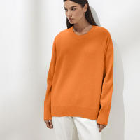 Suéter De Punto Grueso Para Mujer Hirsionsan Oversized Casual Chic Suave De Otoño Invierno Estilo Básico Pullover Suelto - details 6