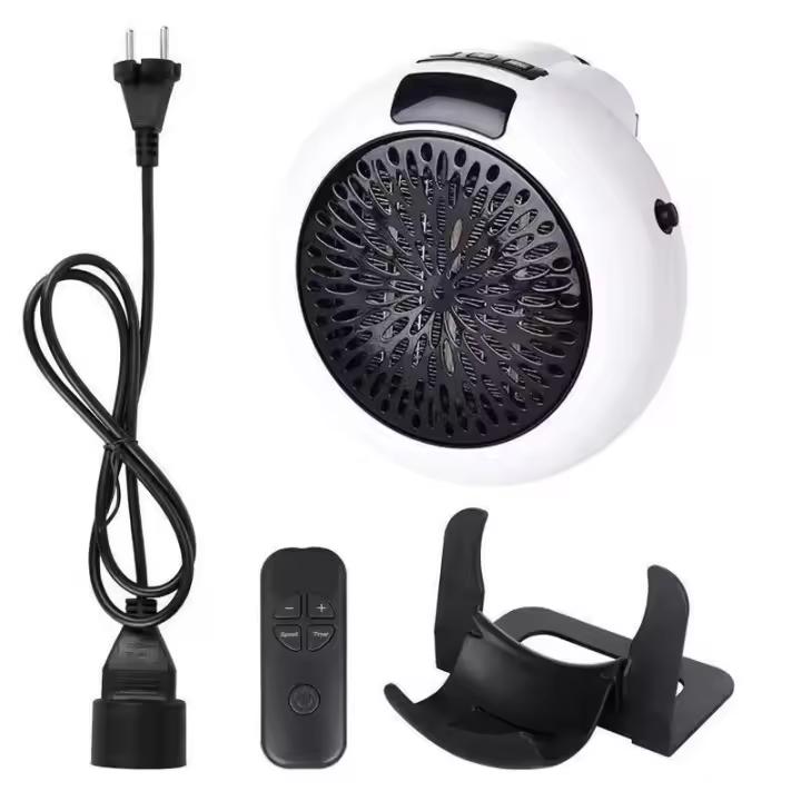 Mini ventilador, superventa, esritorio de oficina en casa, Pequeño ventilador eléctrico portátil Redondo de Doble montaje en La Parada - 1