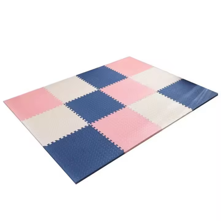 12pcs Juego De Puzzles Para Bebés Alfombra Interlocking De Esponja Tamaño 30x30x1cm Alfombra De Ejercicio Para Niños Suave Y Educativa - 1