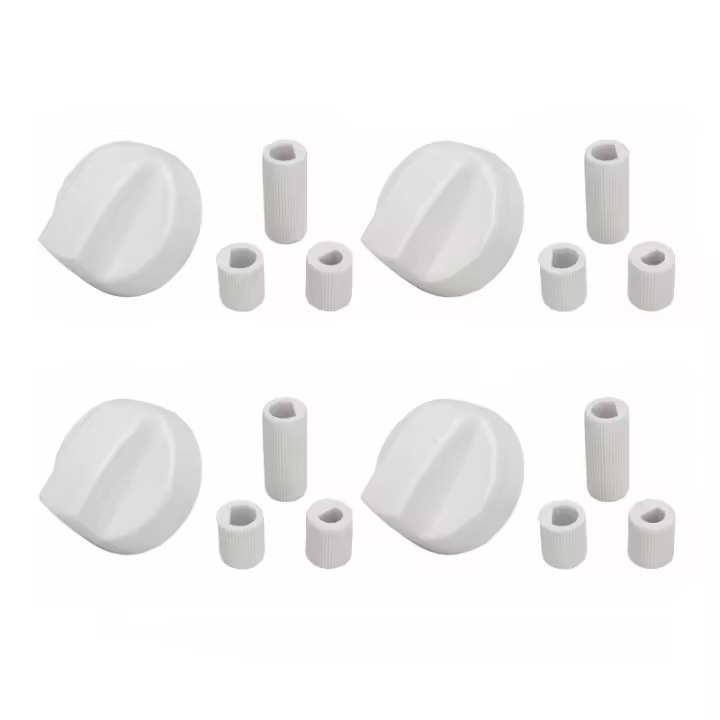 Pack 4 mandos cocina UNIVERSAL color blanco - 1