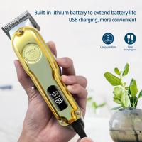 Máquina Cortar Pelo, Cortapelos Hombre Profesional, Cortadora Eléctrica Máquina de Maquillaje with LED Pantalla,Carga rápida USB Cortadora de Pelo para Barba,Apto para familias/Peluqueros - details 5