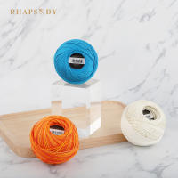 Hilo De C�rdoba Rhapsody De Algodón Egipto Tamaño 3 Para Crochet Variegado DIY Tatting Tejido 50G 120Yds - details 1