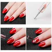 Kit De Herramientas De Arte De Uñas YIKOOLIN 5PCS Con 3 Pinceles De Pintura De Uñas Doble Final Y Herramienta De Puntos Para Diseño De Uñas - details 4