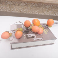 Rama De Frutas Artificiales De Persimón Para Decoración De Hogar Halloween Thanksgiving Y Navidad Falsa Flor De Esponja Para Invierno - details 7