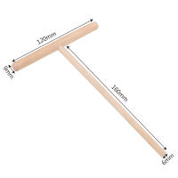 HILIFE Espátula Para Batido De Tortitas De Madera Ecológica Herramienta De Cocina Para El Hogar Hacer Crepes Chinas - details 3