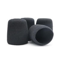 Cubierta De Microfone Interior Profesional Escudo De Viento Para Estudio Espuma Microfone Universal Capa De Algodón Interno Negro - details 3