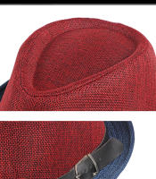 Sombrero De Jazz Patchwork Para Hombres Y Mujeres Moda Primavera Y Verano Fedoras Decorativas Para Adultos Fiesta Formal Polyester - details 8