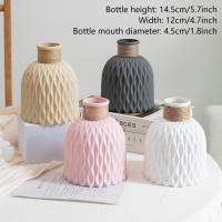 Vaso De Plástico Para Flores Estilo Nórdico Moderno 1PC Ondas De Agua Ornamento De Mesa Para Sala De Estar Decoración Del Hogar - details 8