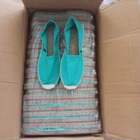 CAJA 12 PARES Alpargatas ANIMS básicas, cómodas con suela de yute en color ROSA o VERDE MENTA, tallas VARIADAS, IDEAL BODAS. - Estilo y comodidad para tus pies - VEGANO - details 0