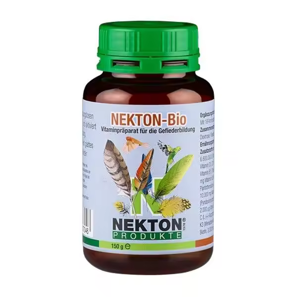 NEKTON BIOTIN Complejo vitamínico estimulante del crecimiento de plumas, 35 gr - 1
