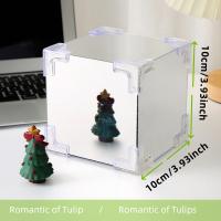 Lámpara De Espejo En Forma De Tulipán DIY Luz Nocturna De Mesa Para Dormitorio Artesanía De Flores Simulación Regalo De Cumpleaños - details 9