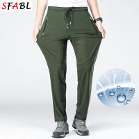 Pantalones De Deporte Al Aire Libre Para Hombres 5XL Con Bolsillos Cierre De Cremallera Secado Rápido Talla Media Estilo Casual Color Negro Azul Oscuro Verde - details 19