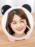 Espejo De Vestíbulo Con Luces LED Panda Lindo Luz De Maquillaje USB Para Mesa De Vestir Lámpara Cosmética Flexible Portátil - details 0