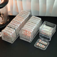 Caja De Almacenamiento Para Uñas Con Armadura Nail Art Organizador Profesional De Tiras De Uñas Caja De Exhibición Para Trabajos De Uñas - details 1