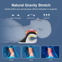 Funda de Almohada, Cuello y Hombre Relajante Quiropráctica Almohada, Dispositivo de Tracción Cervical - details 1