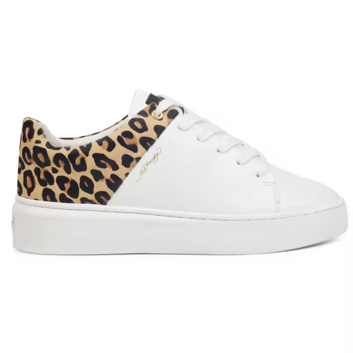 Zapatillas de Moda ED HARDY Wild Low Top White Leopard - 1