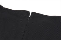 Xeemilo Vestido Largo De Noche Elegante Con Encaje Y Manga Larga Para Mujer Vestido De Fiesta Club Sexy Con Cuello Redondo Y Corte Slim - details 13