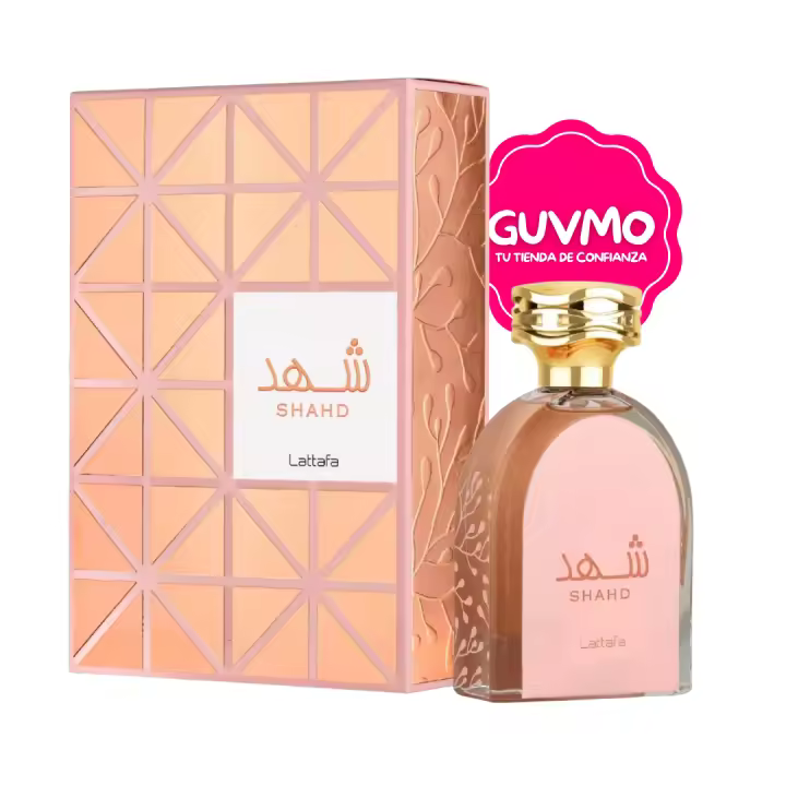 Perfume Shahd de Lattafa Eau de Parfum 100 ml – Fragancia Floral Dulce para Mujer con Almendra, Jazmín y Vainilla - 1