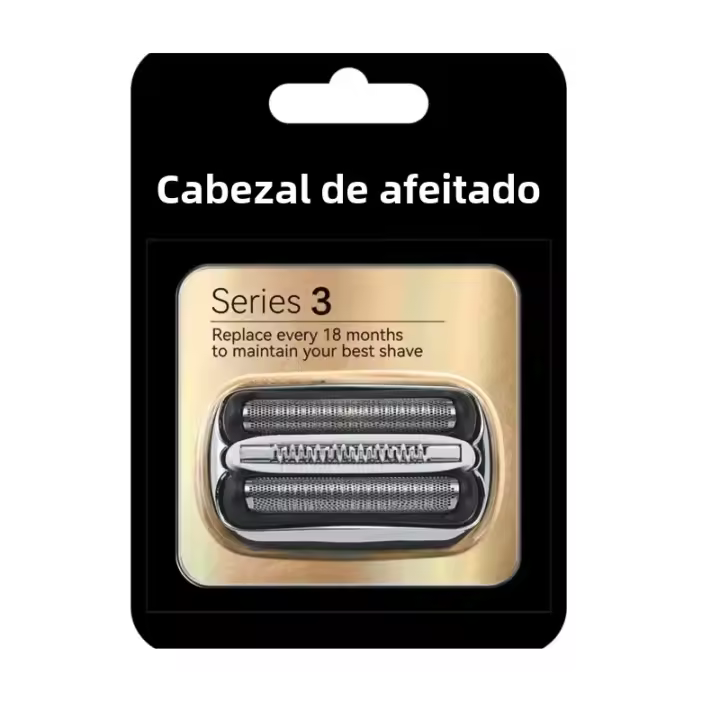 Cabeza De Repuesto 32S Serie 3 Para Afeitadora Braun S3 Compatible Con Modelos 3000s 310s 3040s 3050cc 3010s 3070cc 3080s 3090s 350cc-4 370cc-4 380s-4 3090cc - 1