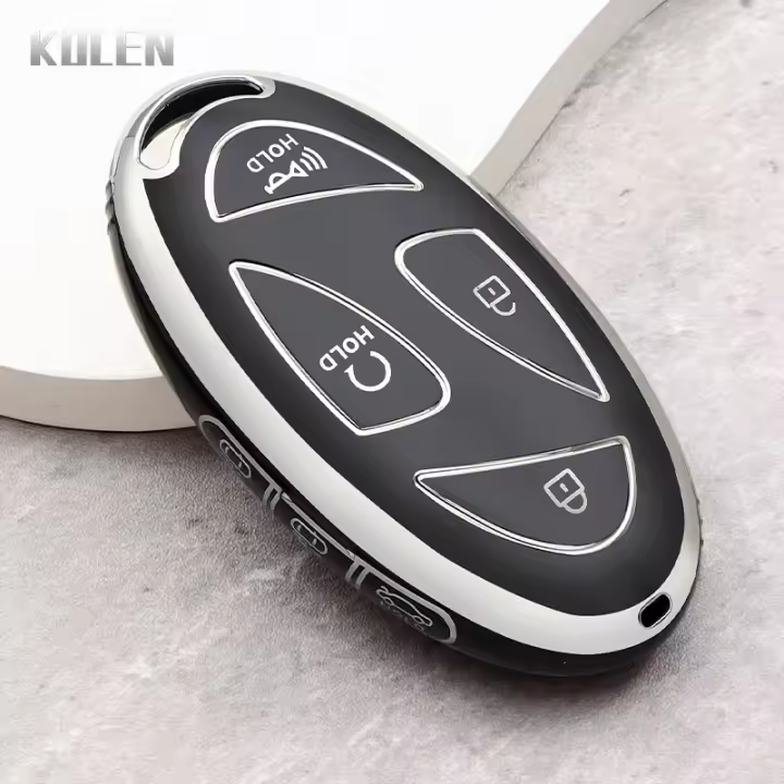 Nueva Funda De Llave De Coche TPU Para Hyundai IONIQ 6 Nuevo Grand Prix GN7 Kona 5 7 Botones Protector De Bolsa Para Llave Sin Clave - 1