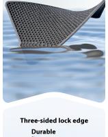 Manta Para Litiario De Gato Grande Impermeable Doble Capa Antideslizante Lavable Captura Arena Y Patas Anti Roto Duradera - details 6