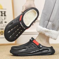 Zapatillas De Invierno Para Hombre Suaves Y Cálidas De Peluche Interior Para Dormitorio Calzado De Algodón EVA Clogs Confortables Tallas 38-45 - details 3
