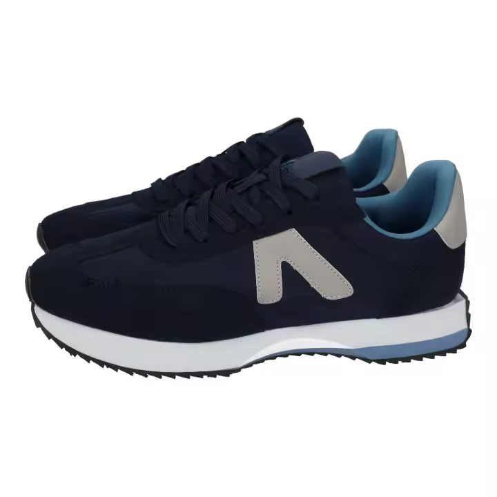 Deportivos marca DEMAX para hombre en color marino. Zapatillas Demax Hombre Azul Marino con Memory Foam y Plantilla Extraíble - 1