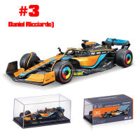 Bburago 1:43 Coche De Juguete De Aleación Modelo F1 McLaren MCL36 2022 Lando Norris #4 Daniel Ricciardo #3 Diecast Coche De Colección Sin Batería Para Mayores De 14 Años - details 2