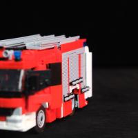 Juego De Construcción De Camión De Bomberos MOC City 1019 Piezas Torre De Rescate Lámpara Blocos De Brinquedos Para Niños Regalo Para Niño - details 13