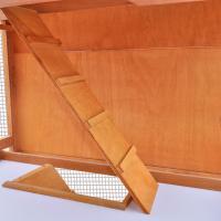 vidaXL Casa de animales pequeños jaula conejera 3 niveles madera - details 5