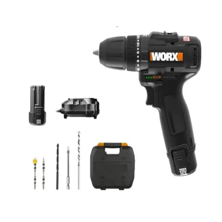 TALADRO ATORNILLADOR 12V CON PERCUTOR WORX WX121 - 1