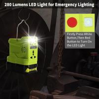 Inversor De Poder Portátil 200W Para Batería De Litio Ryobi 18V DC 18V a AC 120V 220V Con Luz LED De 280lm Estación De Energía - details 6