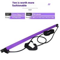 Barra De Fitness Ajustable Pilates Para Ejercicio En Casa Yoga Estiramiento Y Tonificación Con Cuerdas Elásticas Accesorio Deportivo Para Todas Las Edades - details 19